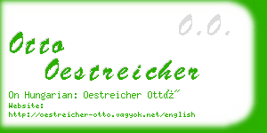 otto oestreicher business card